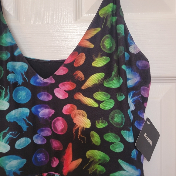 BLACKMILK NEW RARE Rainbow Jellyfish dress Large - Picture 2 of 3